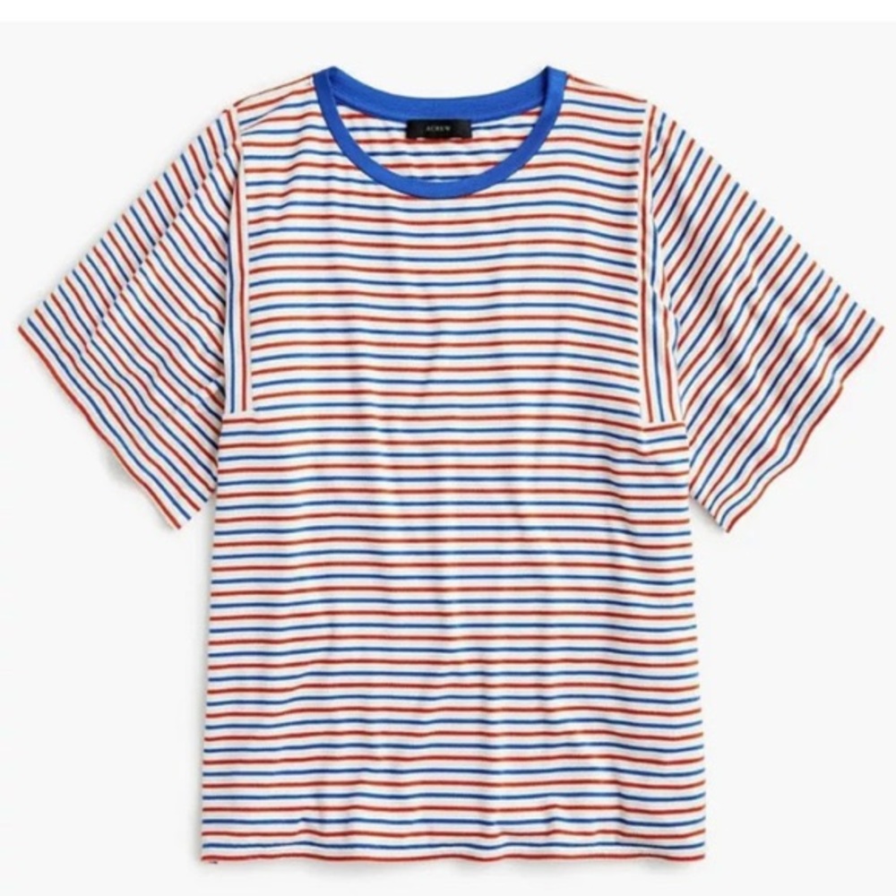 J. Crew Mixed Stripe T shirt